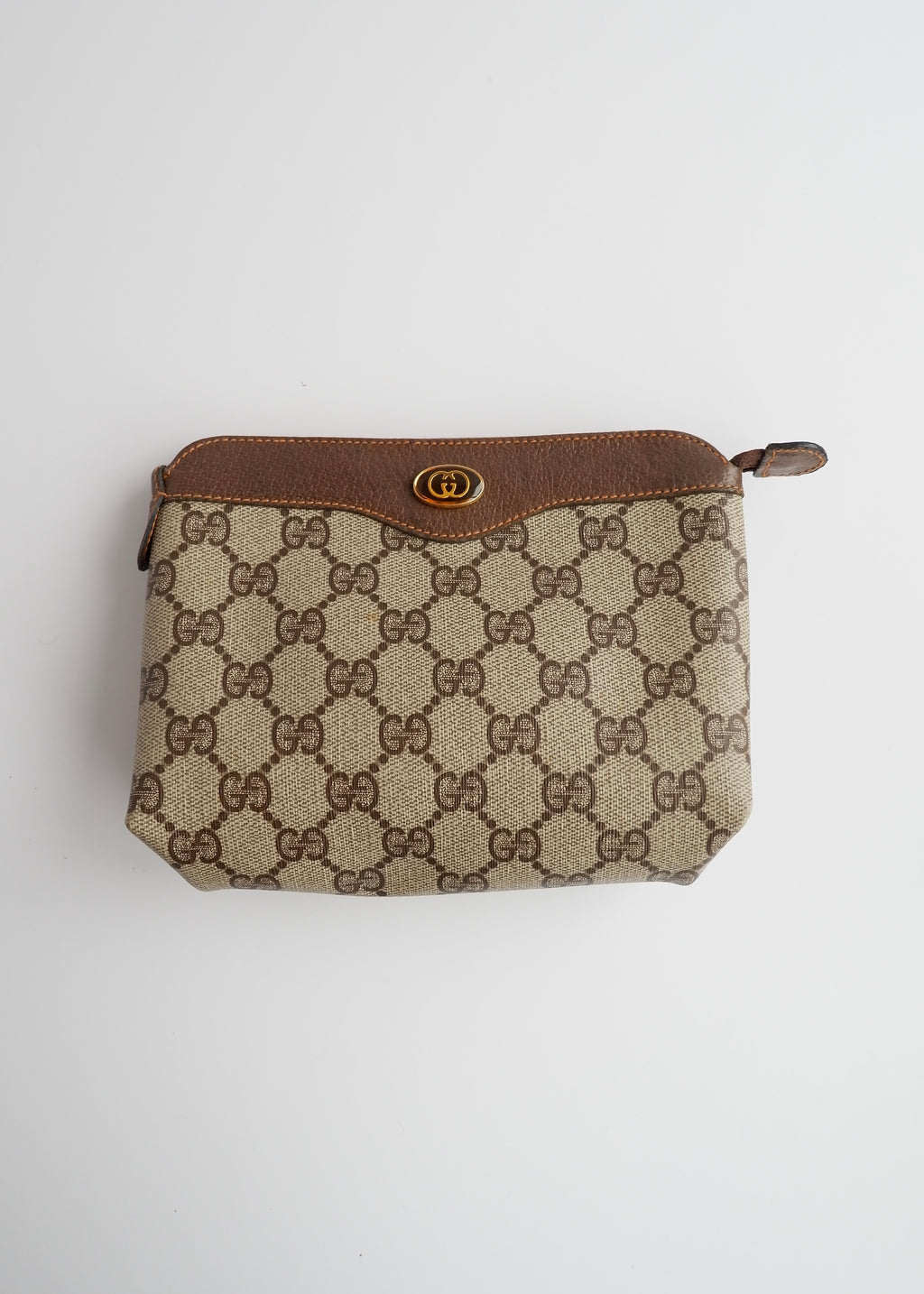 Authentic Preowned Vintage Gucci GG Canvas Pouch