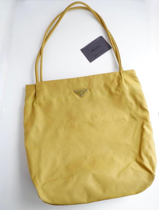Authentic Preowned Prada Nylon Green Tote Bag