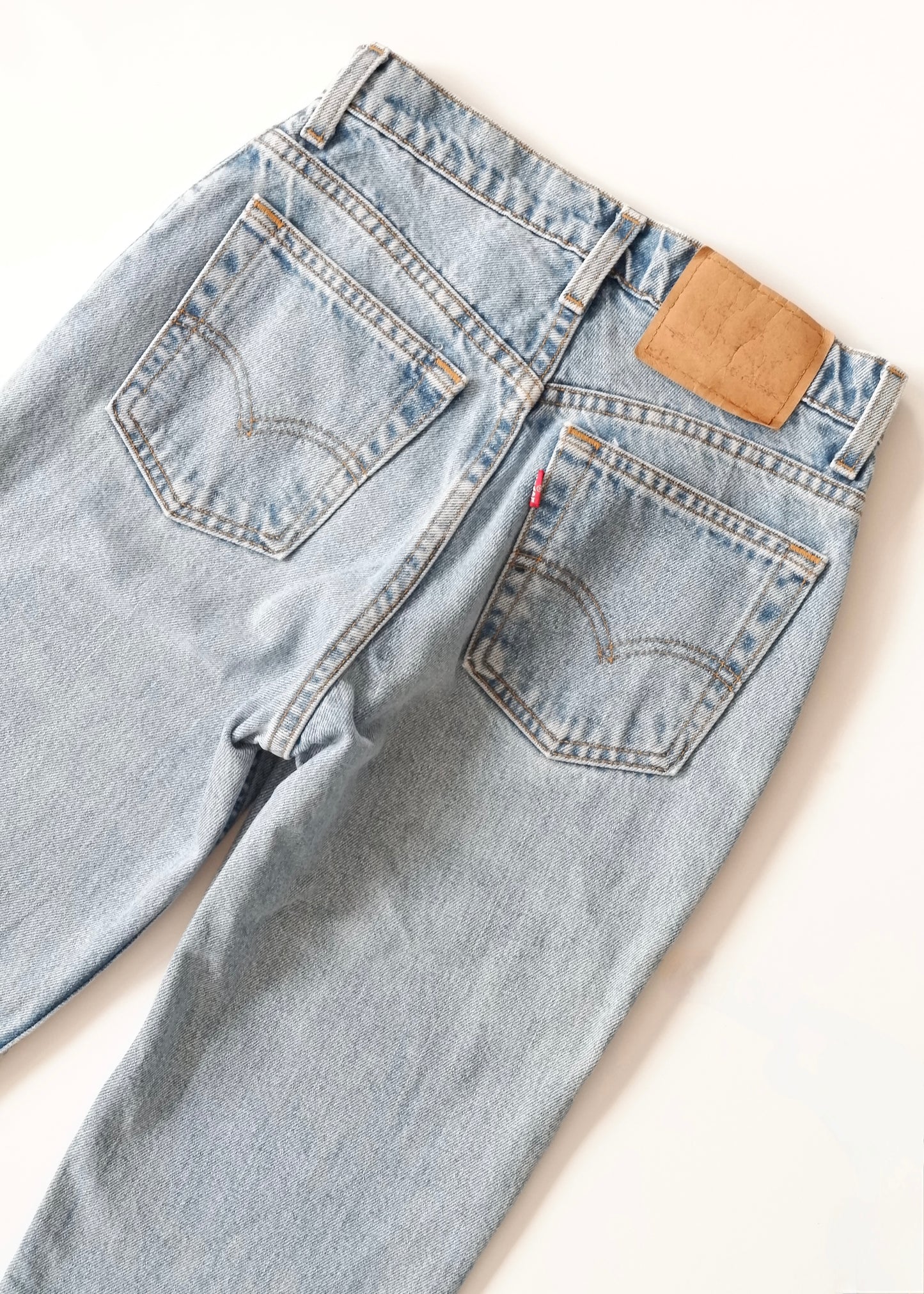 Levis Vintage 517 Boot Cut Medium Light Wash Jeans - 25