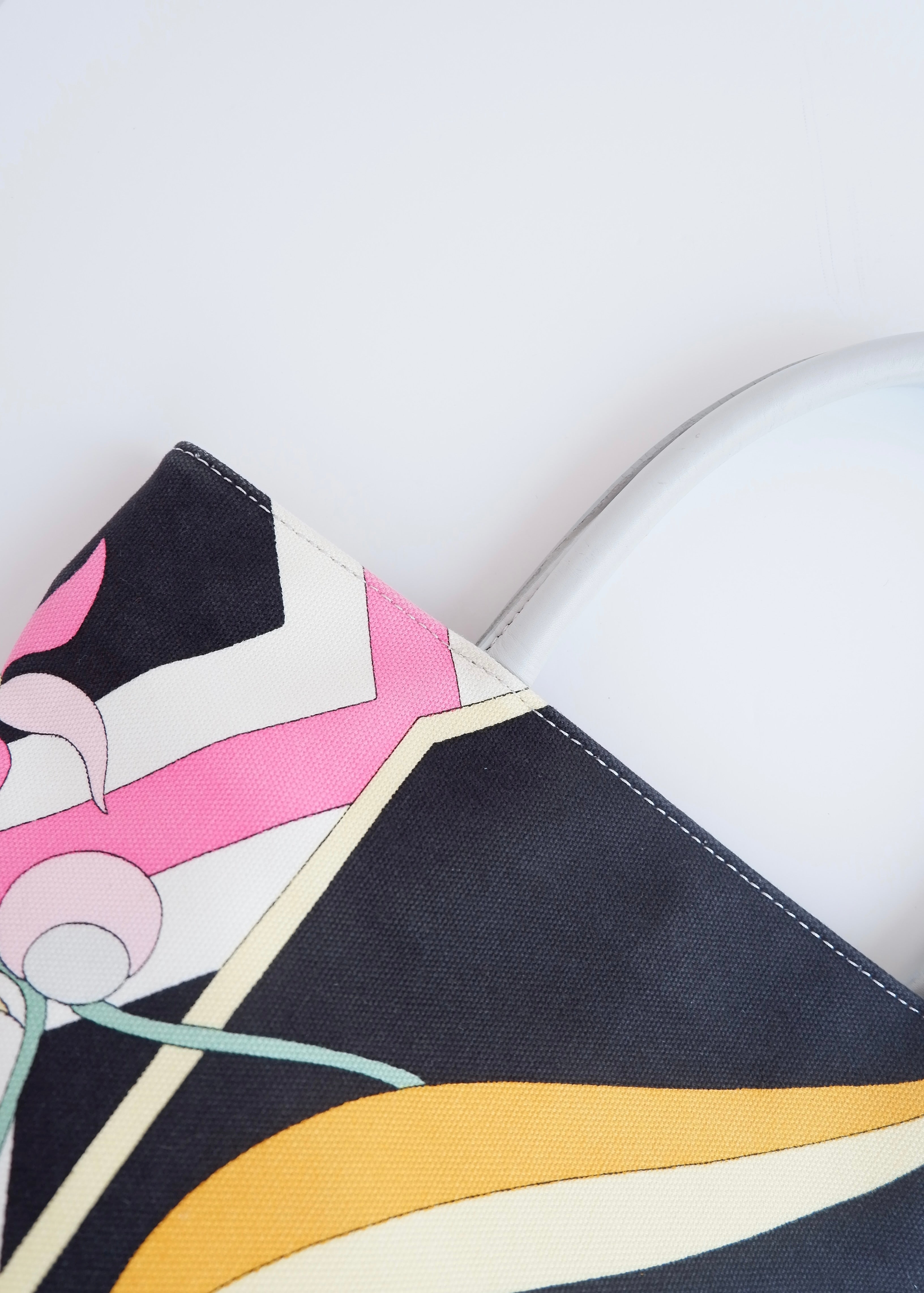 Authentique sac à main Emilio Pucci multicolore d'occasion
