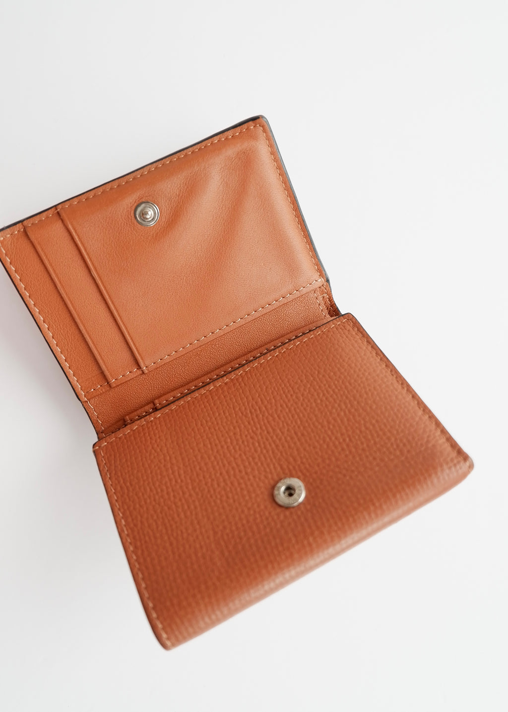 Authentic Preowned Loewe Brown Leather Bi-Fold Wallet