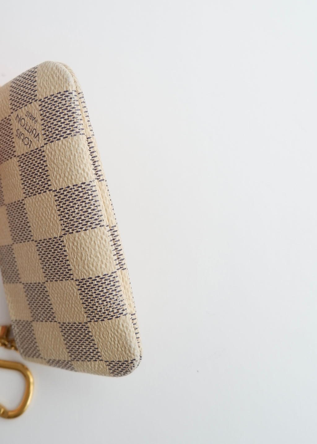 Pochette Clés Louis Vuitton Damier Azur d'occasion authentique