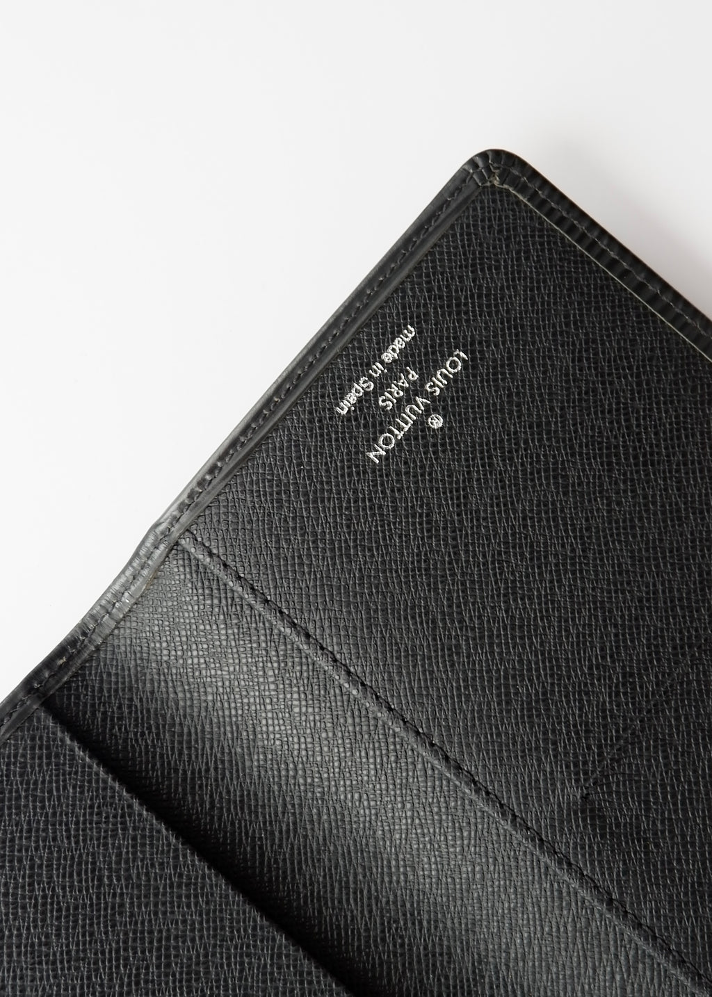 Authentic Preowned Louis Vuitton Black Epi Leather Bi Fold Card Holder