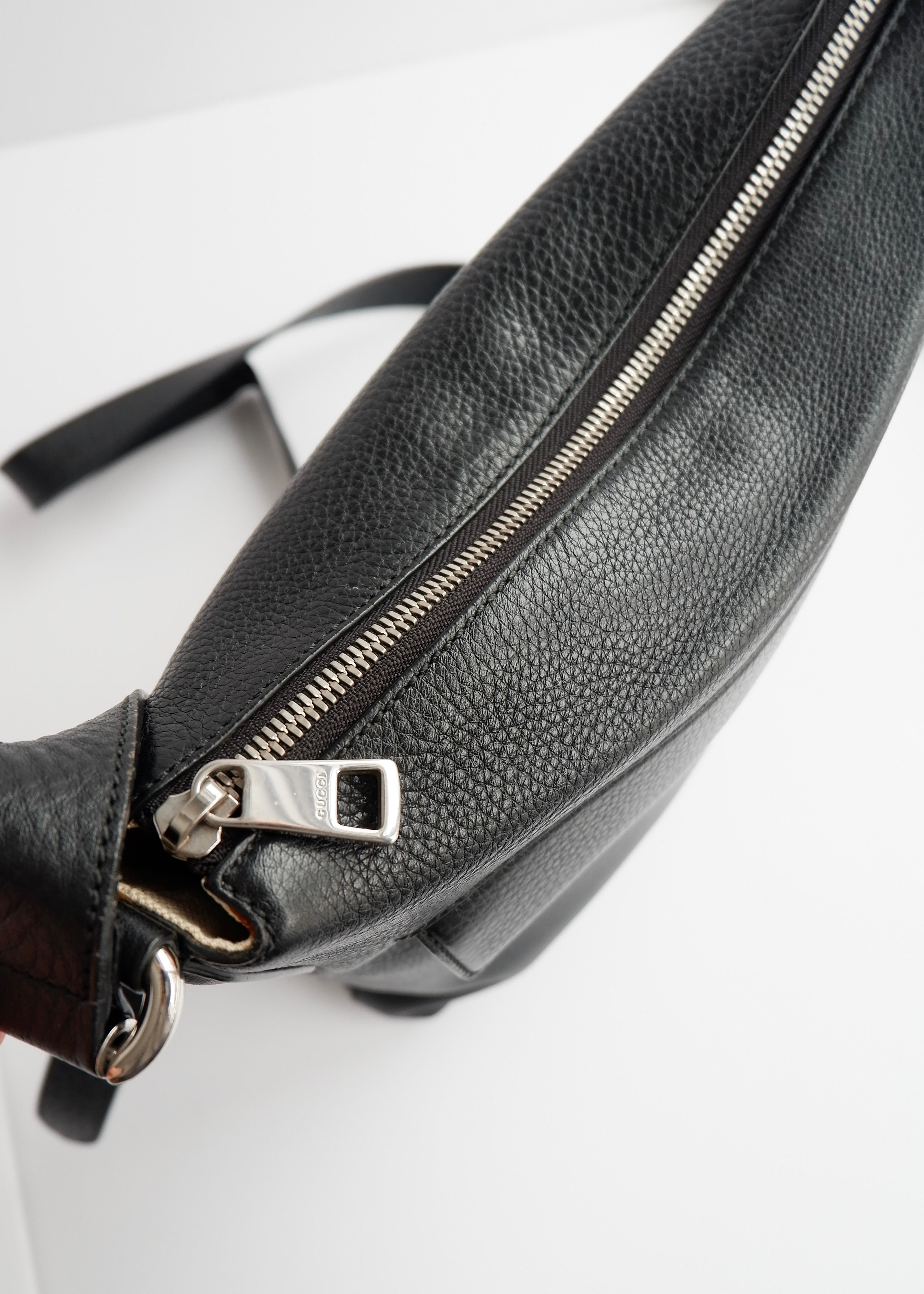 Authentic Preowned Gucci Black Leather Soho Crossbody