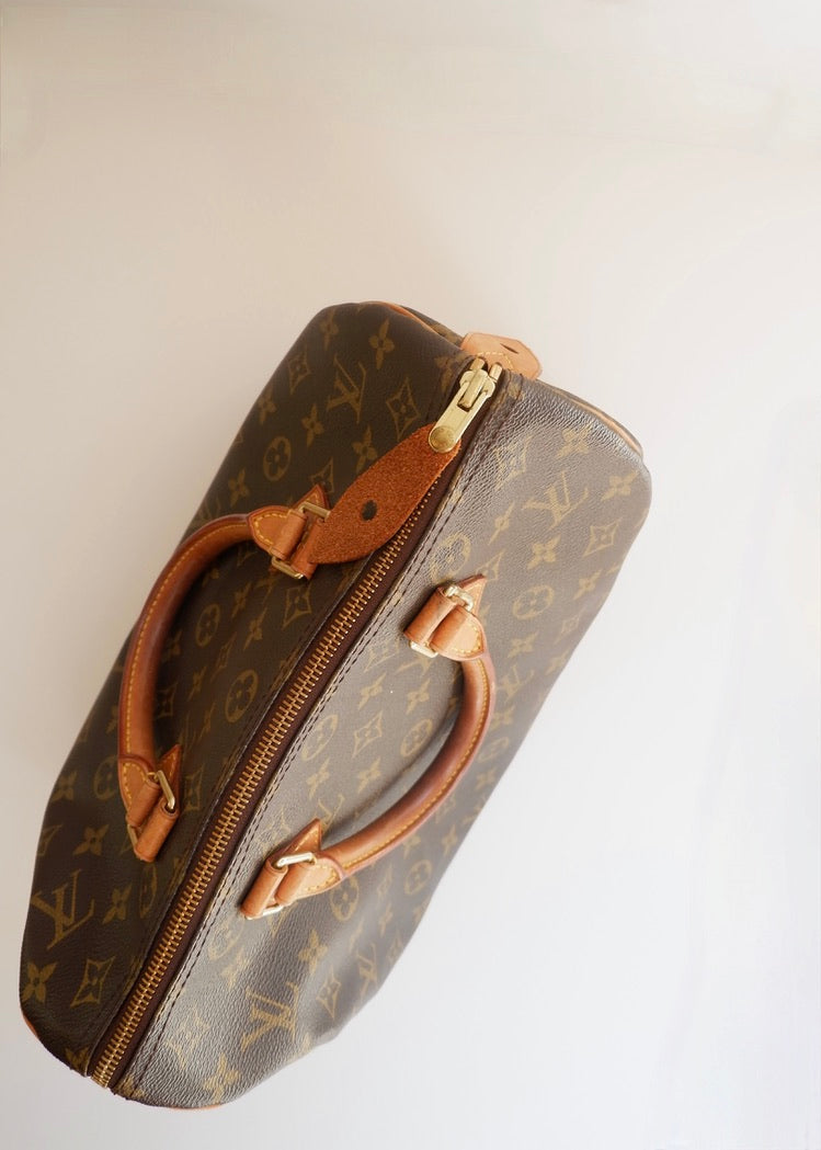 Preowned Louis Vuitton Monogram Speedy 30 Handbag