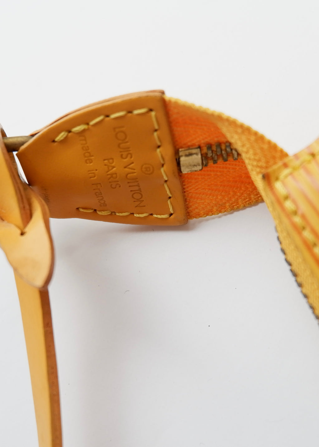 Preowned Louis Vuitton Yellow Epi Leather Pochette Shoulder Bag