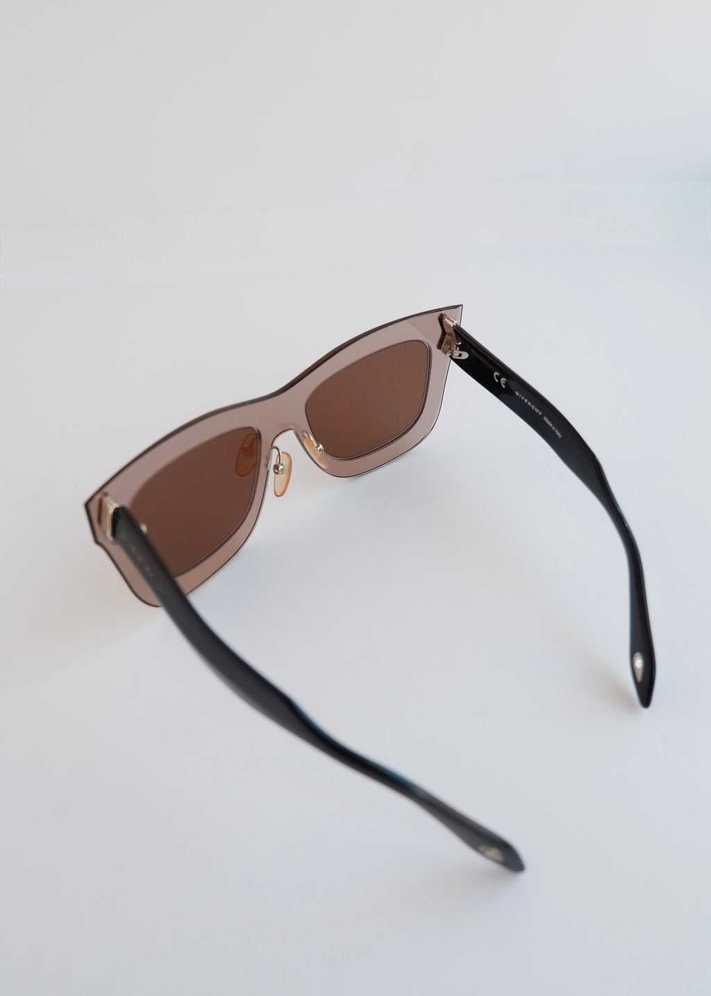 Authentic Preowned Givenchy Black/ Brown Cat Eye Sunglassses