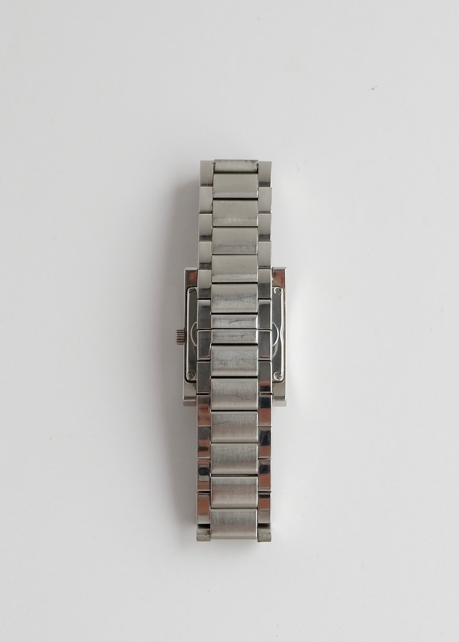 Authentic Preowned Vintage Gucci Silver Stainless  Steel Square Face Watch