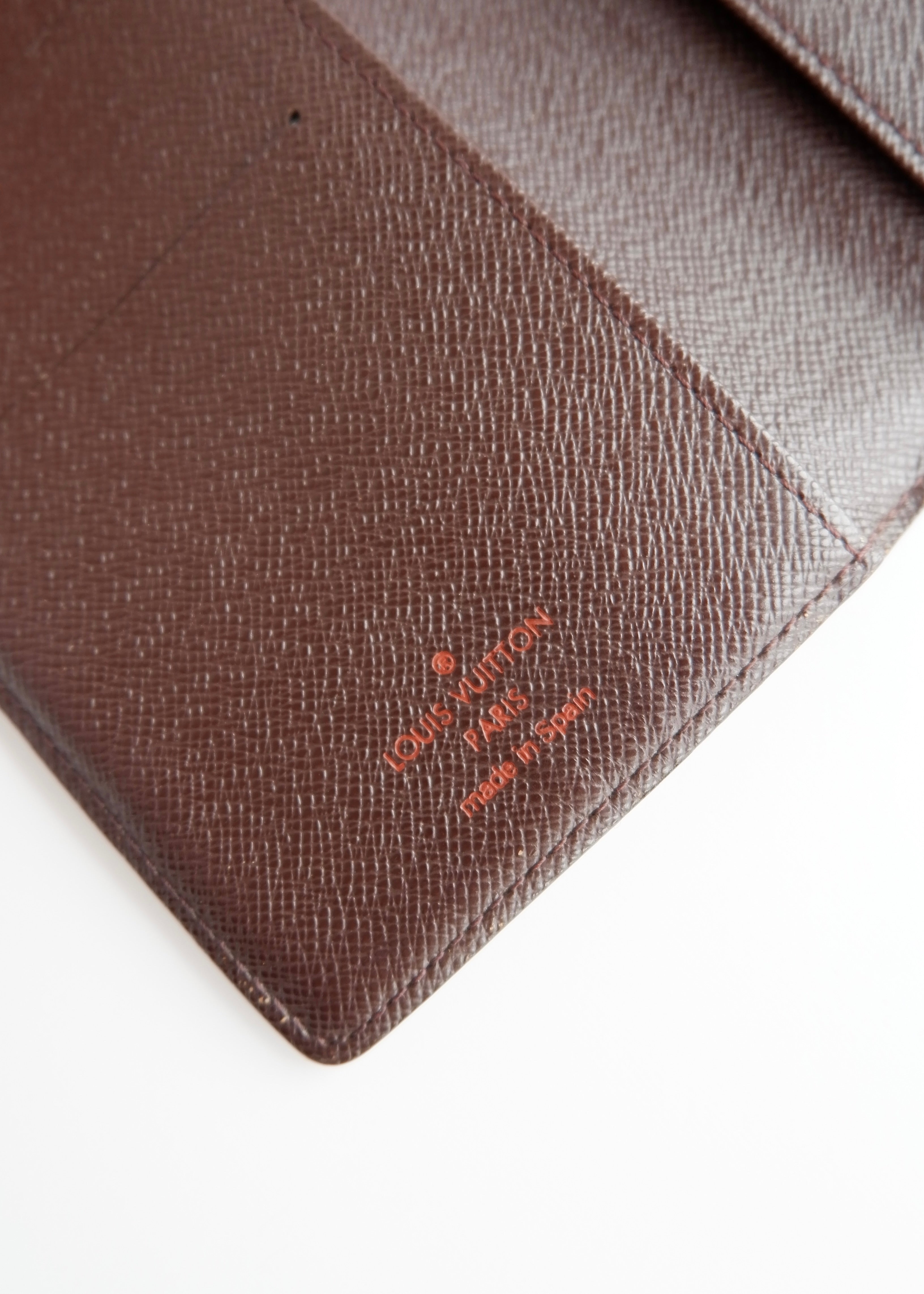 Authentic Preowned Louis Vuitton Damier Ebene Bi-Fold Long Wallet