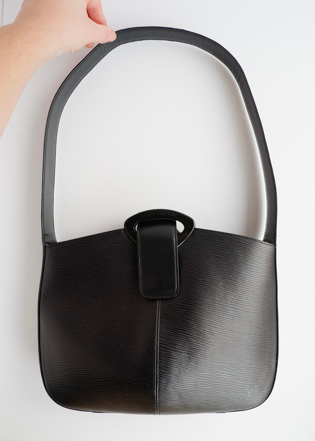Authentic Preowned Louis Vuitton Black Epi Reverie Shoulder Bag
