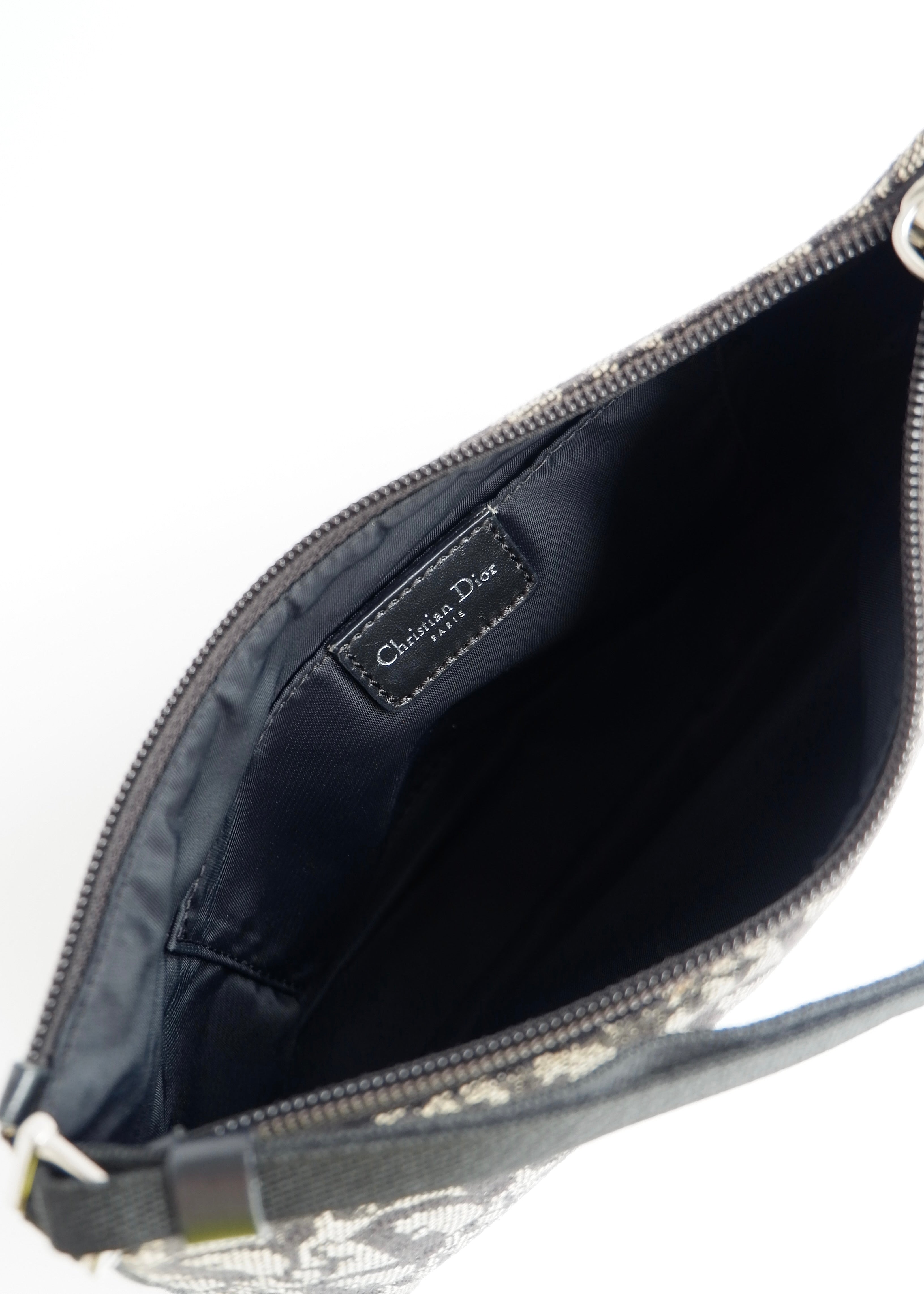 Authentic Preowned Dior Black Trotter Shoulder Bag