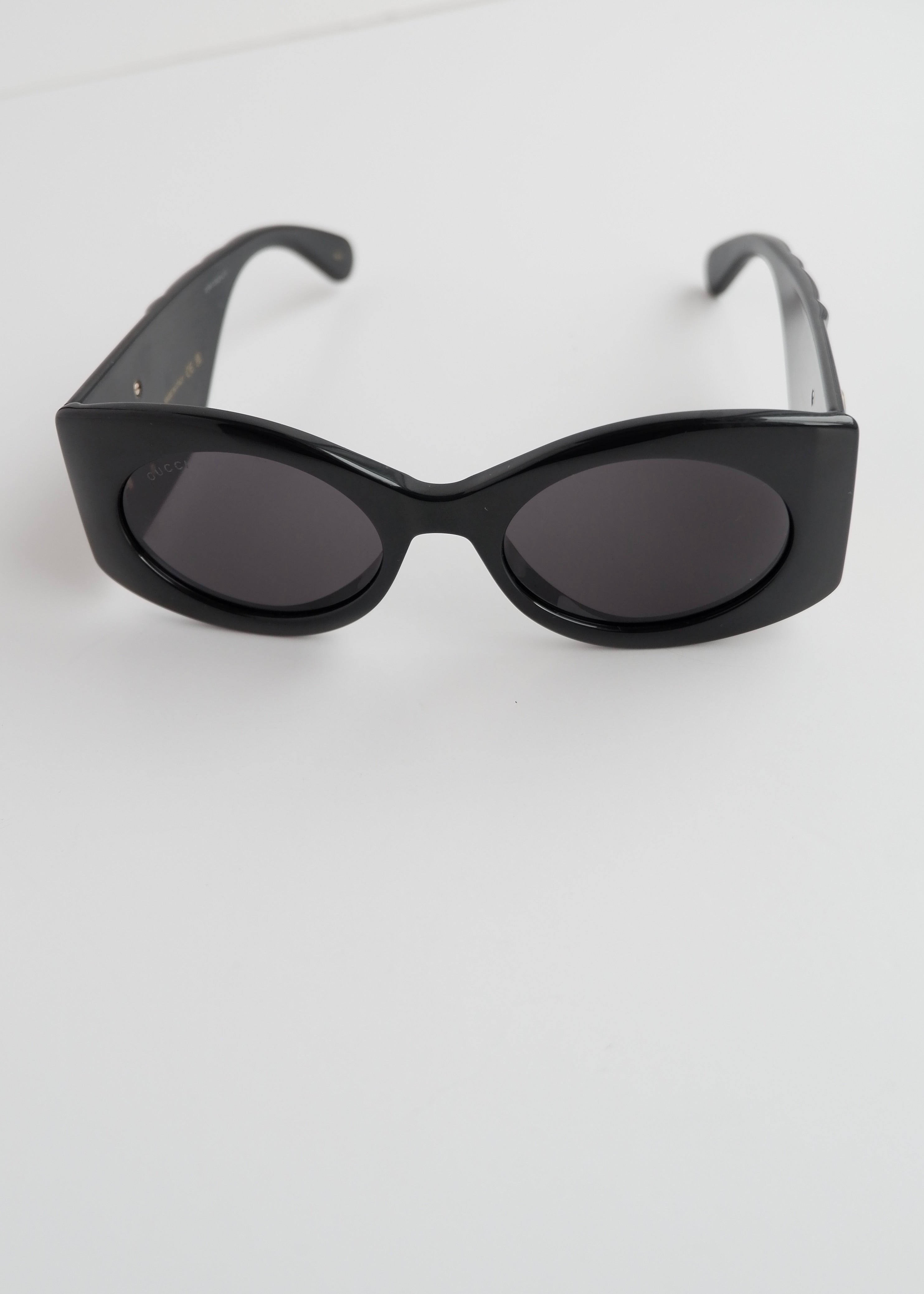 Authentic Preowned Gucci Black GG Marmont Square Frame Sunglasses