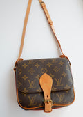 Bandoulière Louis Vuitton Monogram Mini Cartouchière d'occasion authentique