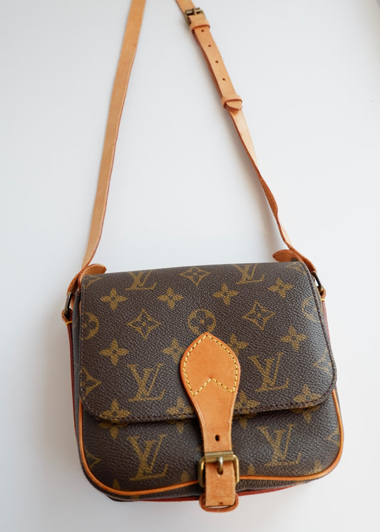 Authentic Preowned Louis Vuitton Monogram Mini Cartoucherie Crossbody