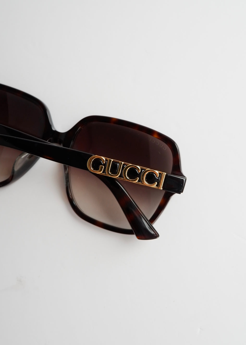 Authentic Preowned Gucci Black Oversized Square Frame Sunglasses