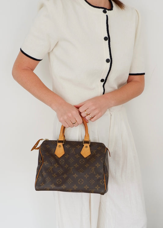 Authentic Preowned Louis Vuitton Monogram Louis Vuitton Speedy 25 Handbag