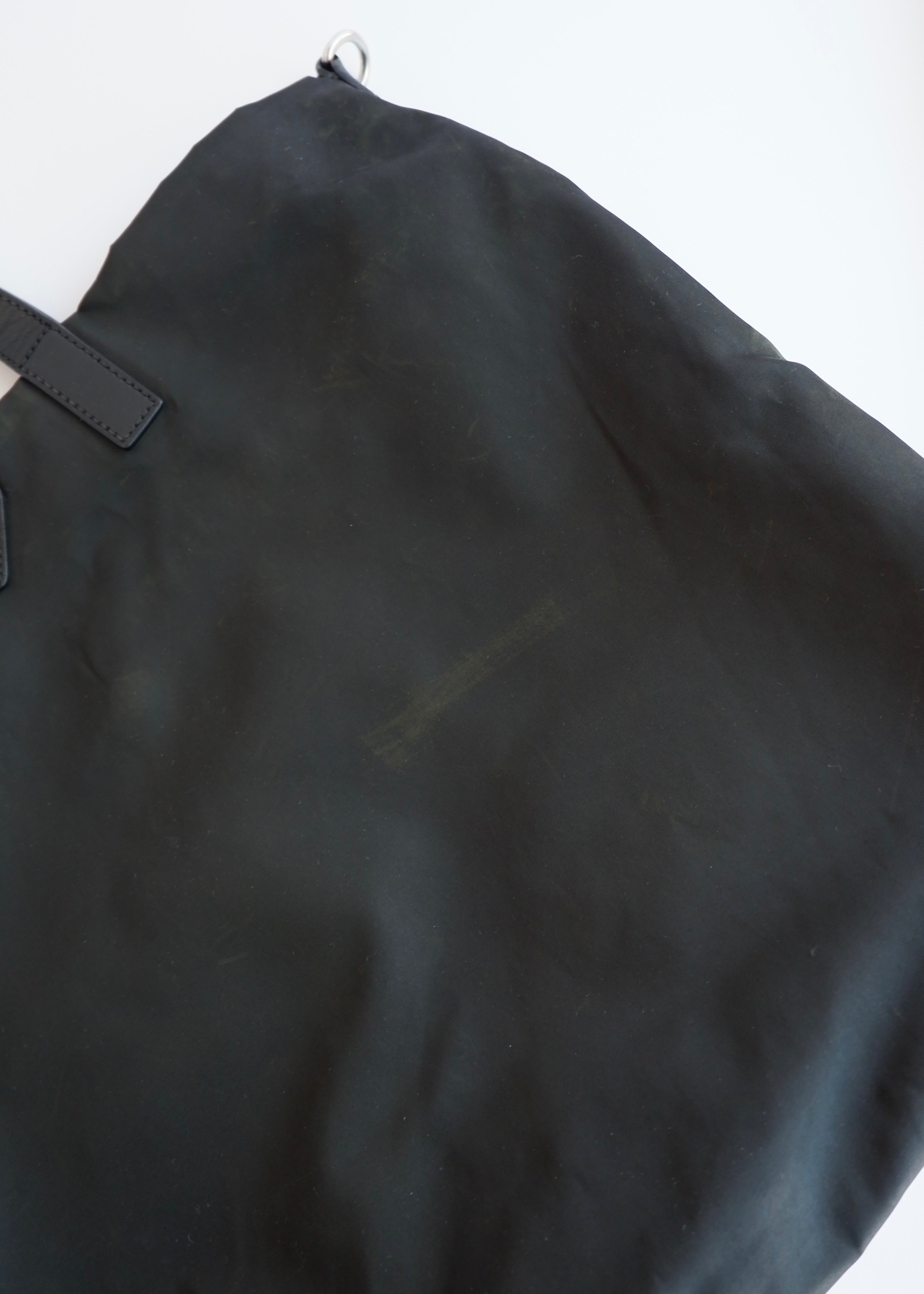 Authentic Preowned Prada Black Nylon Two Way Tote Bag