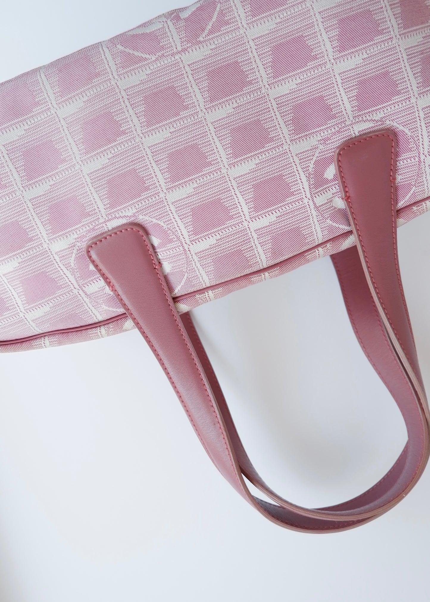 Authentic Preowned Chanel Pink Nylon New Travel Line Shoulder Bag