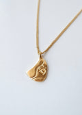 Preowned Vintage Dior Gold-Tone Saddle Charm Necklace