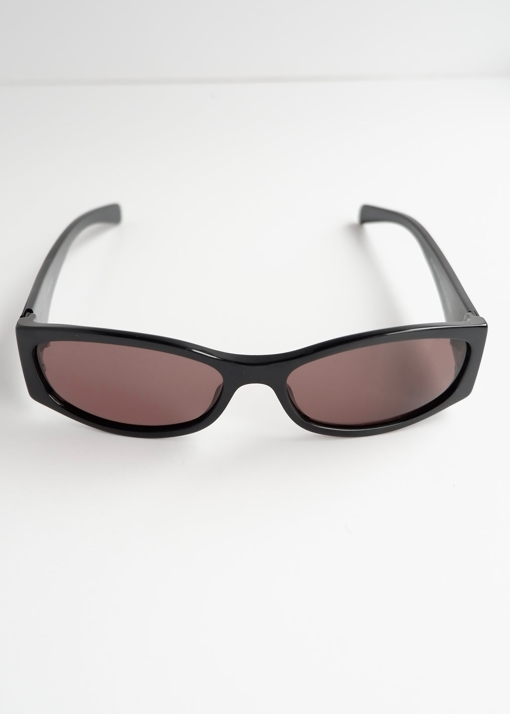 Authentiques lunettes de soleil à monture carrée noire Gucci d'occasion
