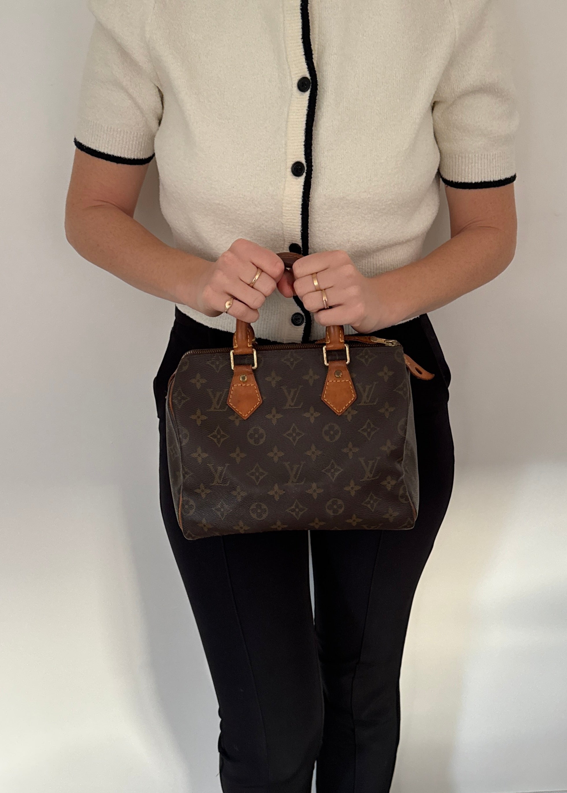 Authentique Louis Vuitton Monogram Speedy 25 d'occasion