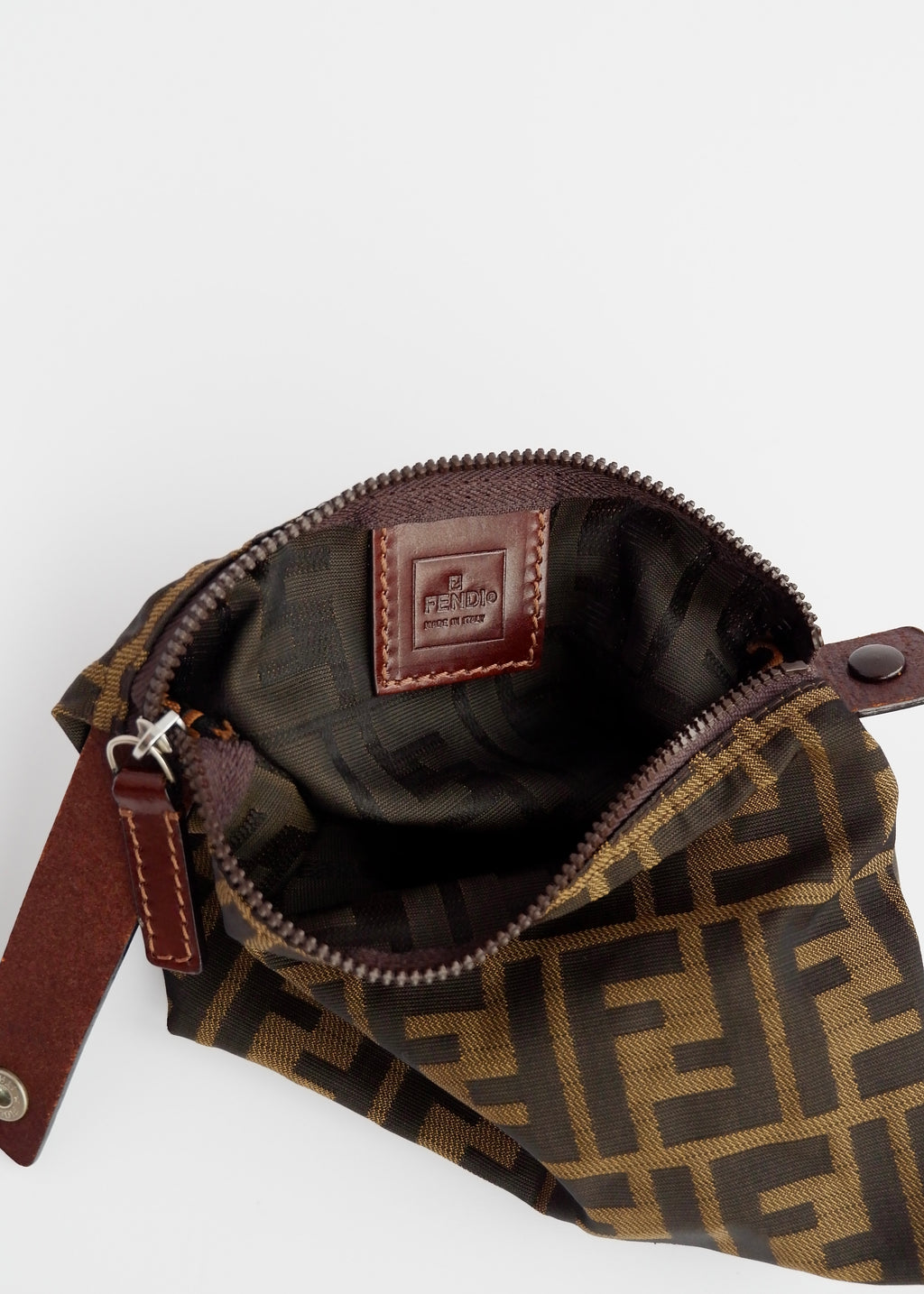 Authentic Preowned Fendi Zucca Hand Pouch