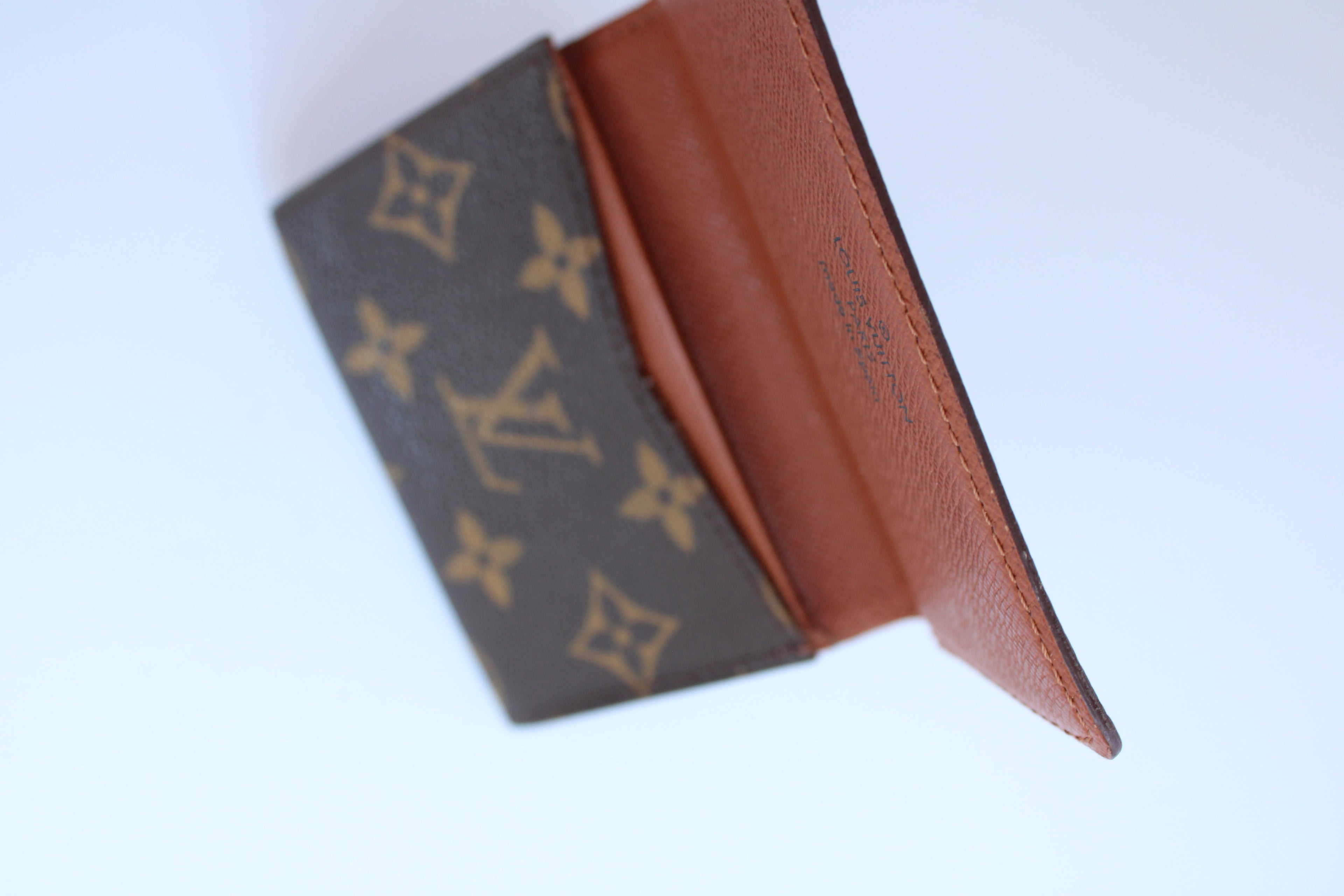 Authentique porte-cartes Louis Vuitton Monogram d'occasion