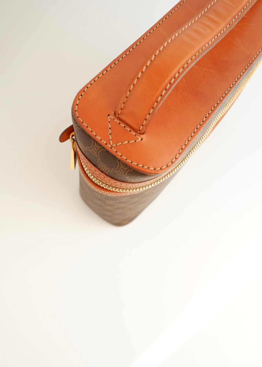 Authentic Preowned Vintage Celine Macadam Top Handle Clutch