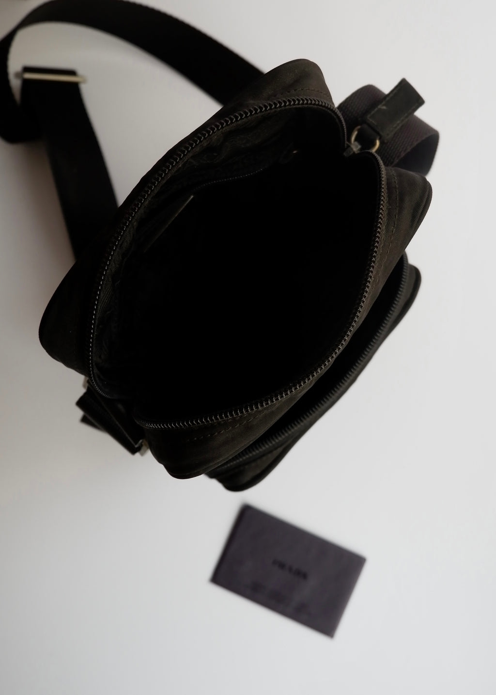 Authentic Preowned Prada Black Nylon Top Handle Bag