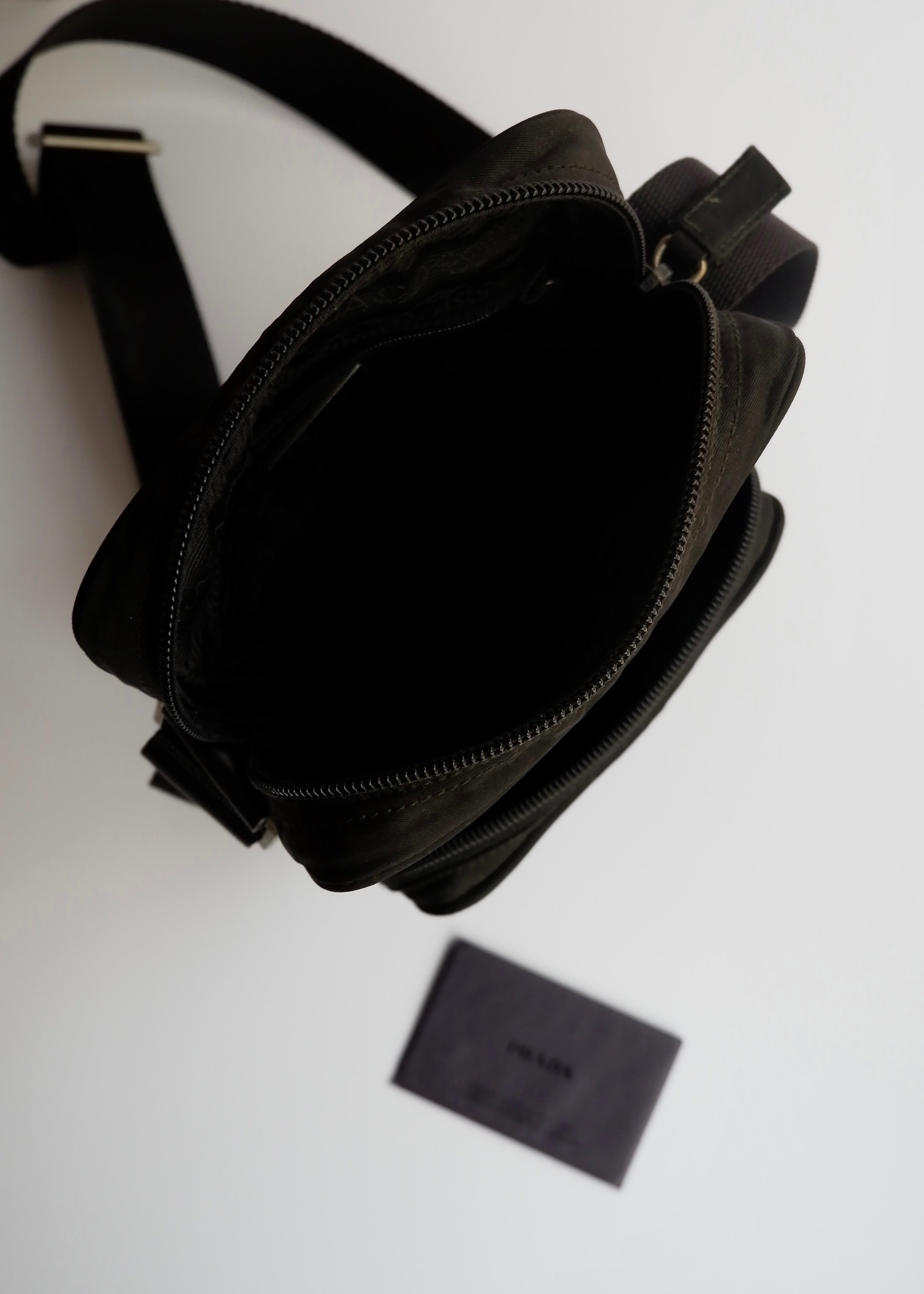 Authentic Preowned Prada Black Nylon Top Handle Bag