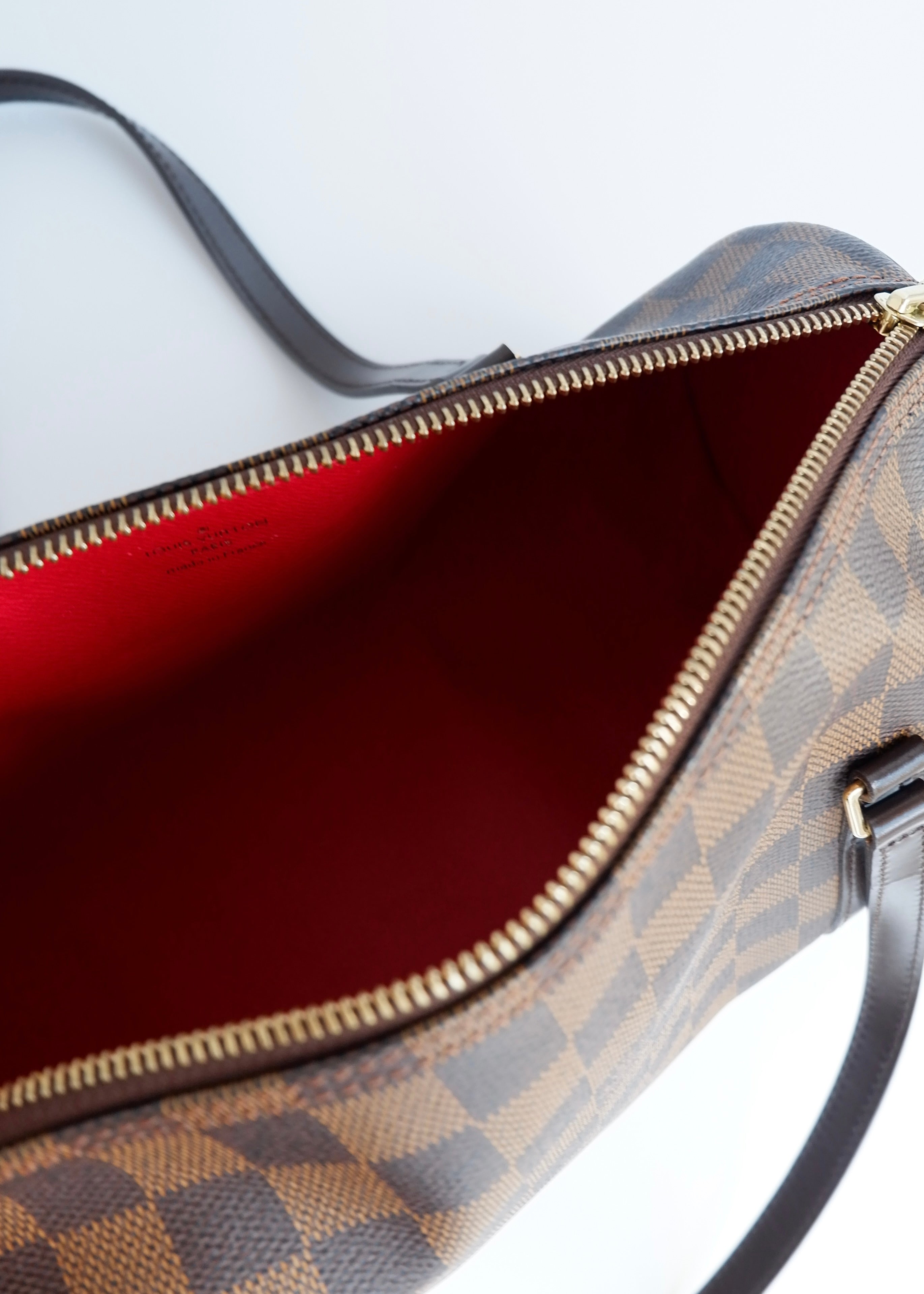Authentique Sac d'occasion Louis Vuitton Damier Ebene Papillon 30