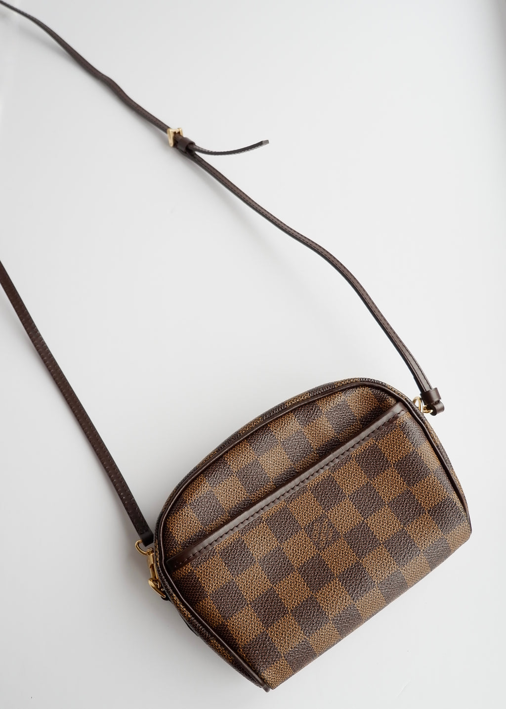 Authentic Preowned Louis Vuitton Damier Ebene Ipanema PM Crossbody Bag