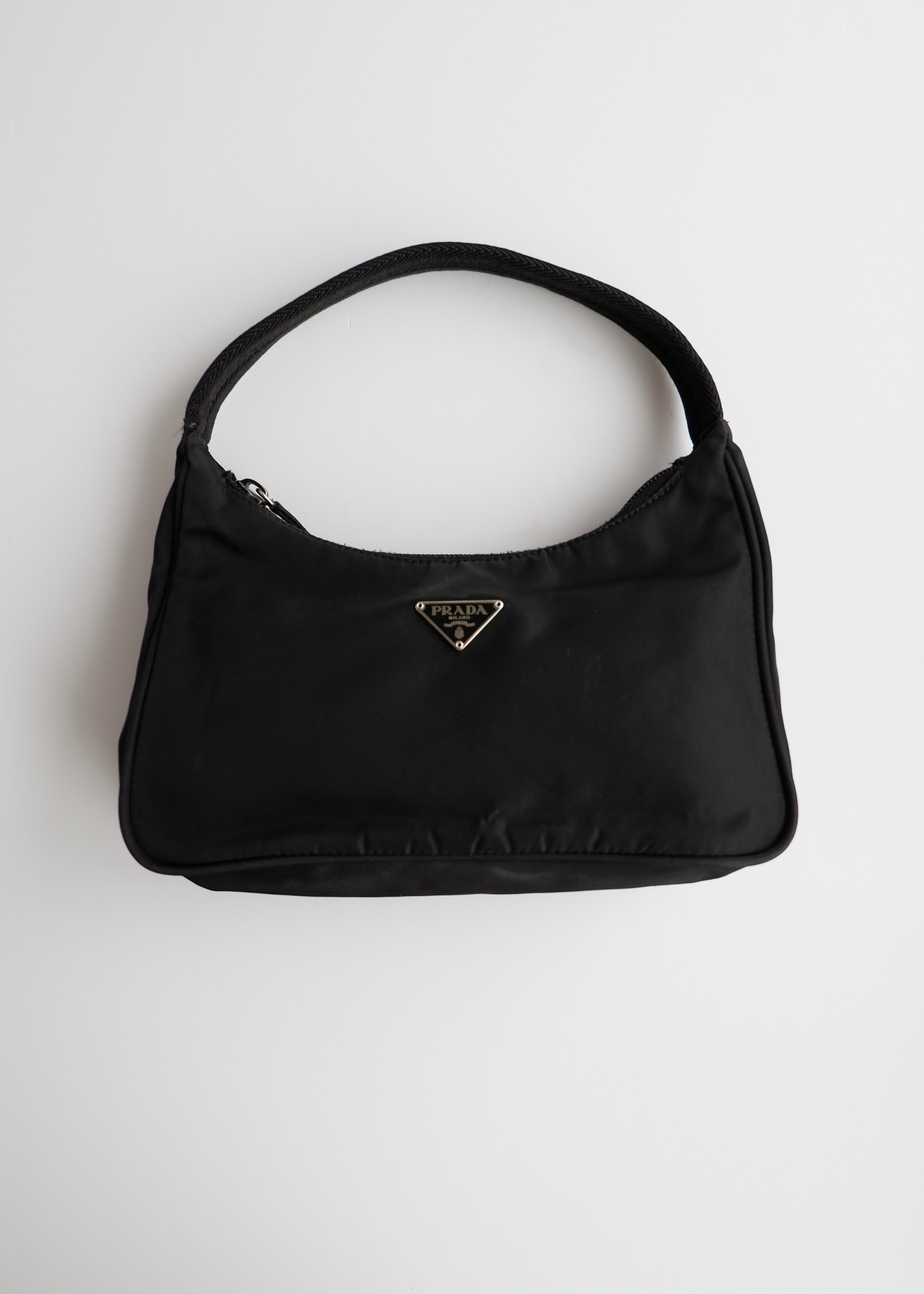 Authentic Preowned Prada Black Nylon Shoulder Bag