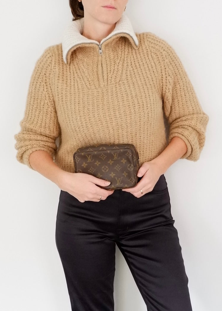 Authentic Preowned Vintage Louis Vuitton Monogram Small Toiletry Bag