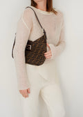 Authentic Preowned Fendi Brown Zucca Shoulder Bag