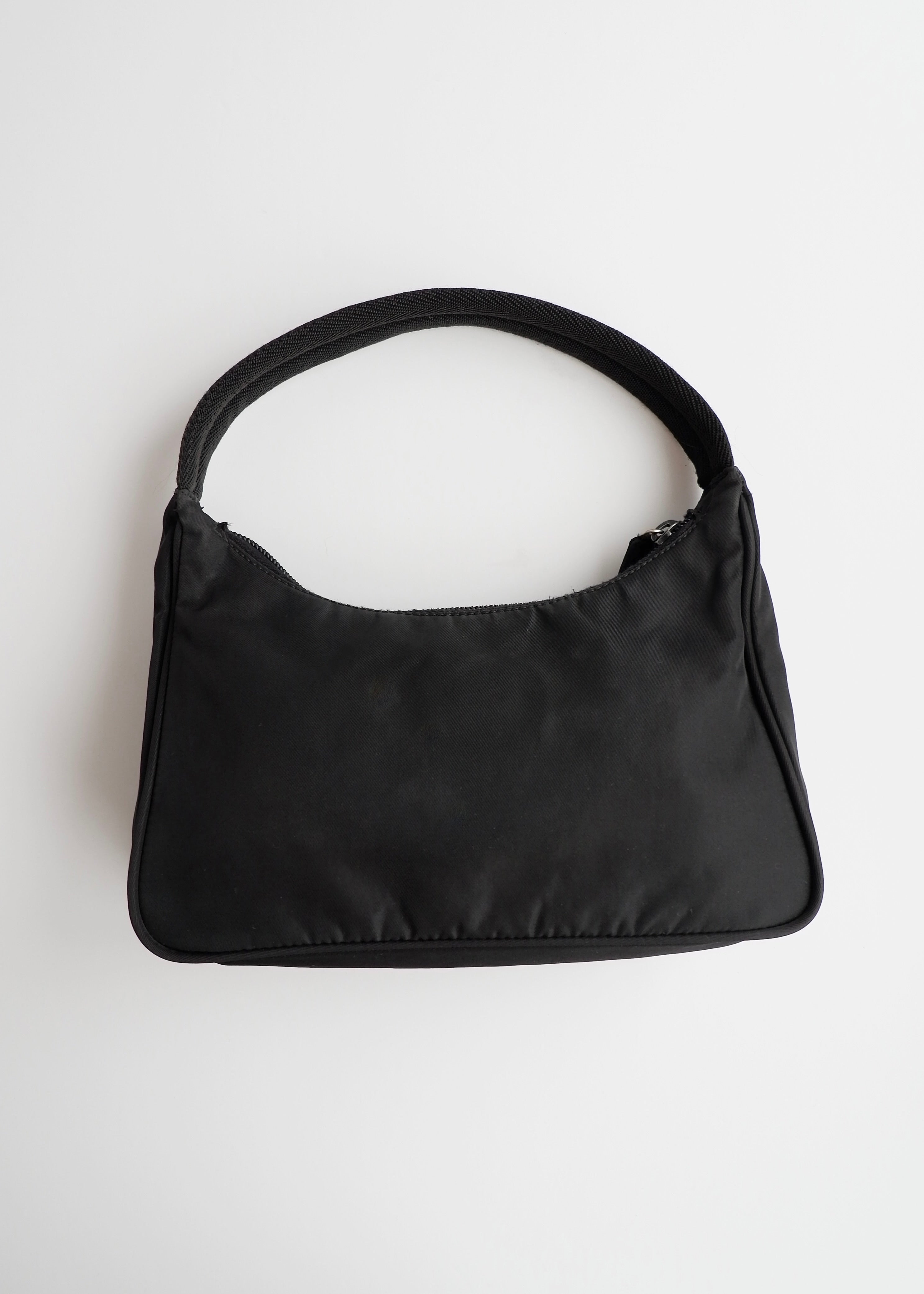 Authentic Preowned Prada Black Nylon Shoulder Bag