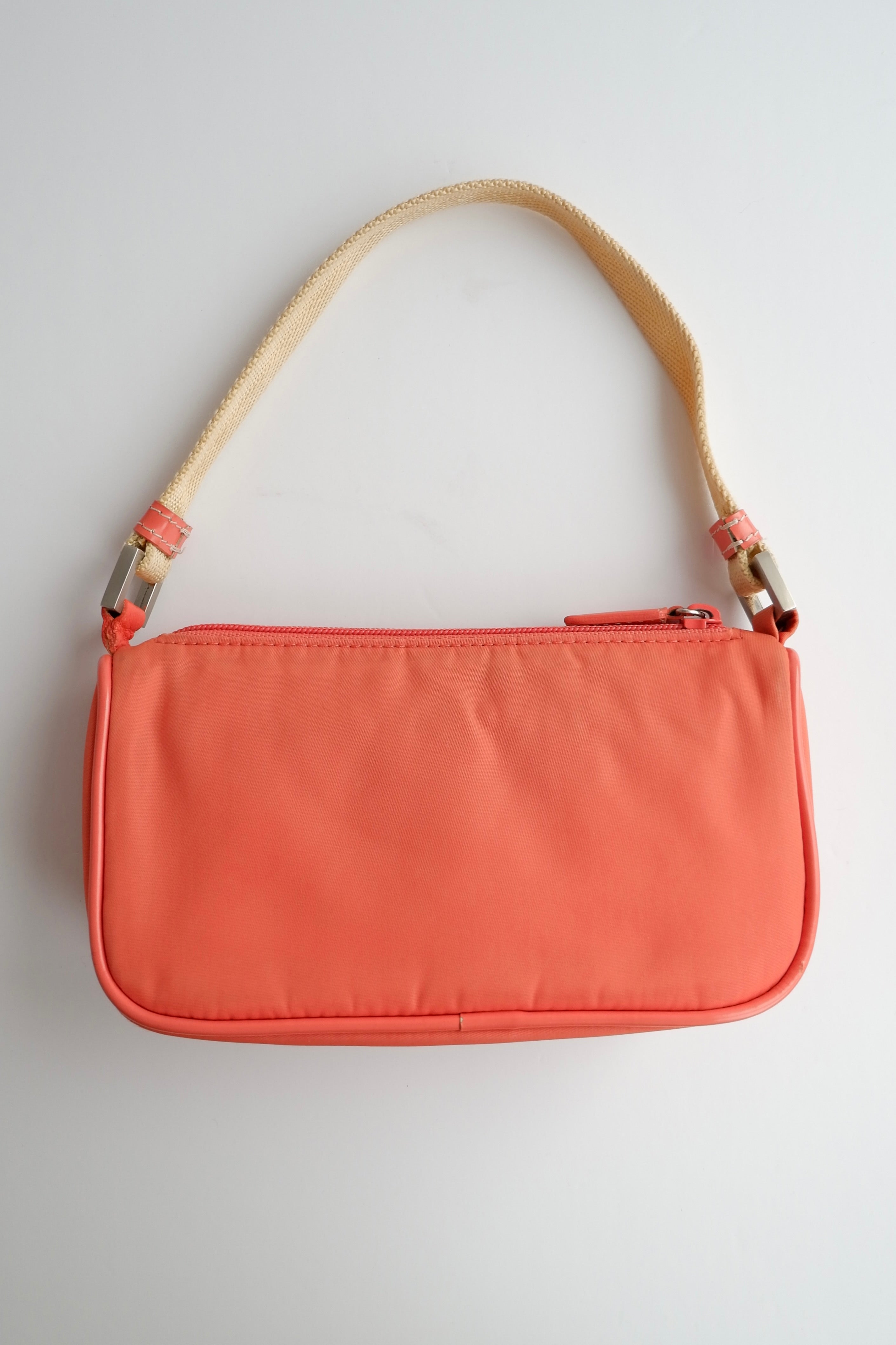 Authentic Preowned Prada Salmon Pink Nylon Shoulder Bag