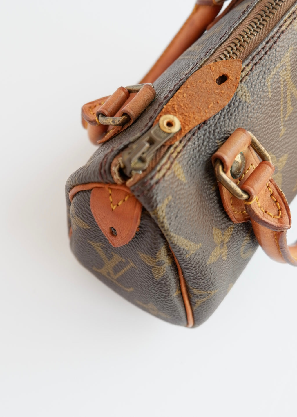 Authentic Preowned Vintage Louis Vuitton Monongram Nano Speedy (with strap)