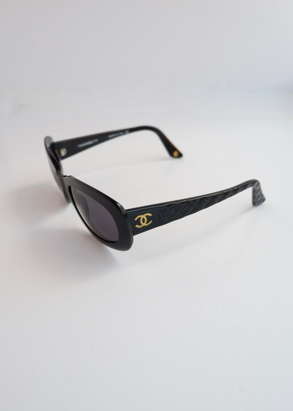 Authentic Preowned Chanel Black CC Logo Sunglasses