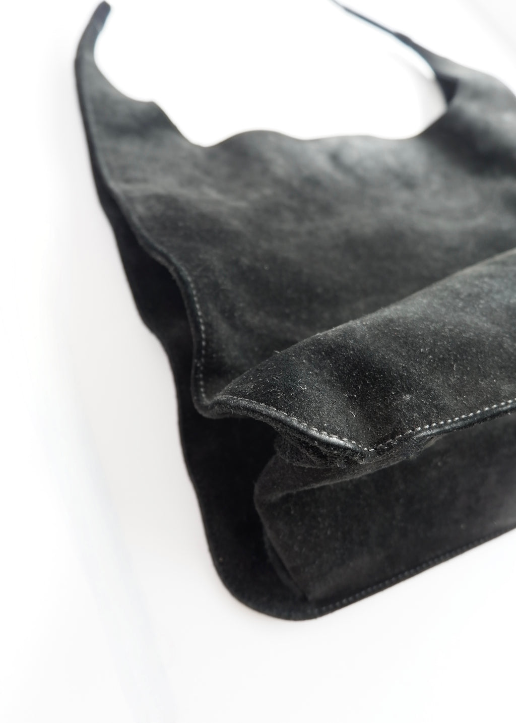 Authentic Preowned Gucci Black Suede Hobo Shoulder Bag