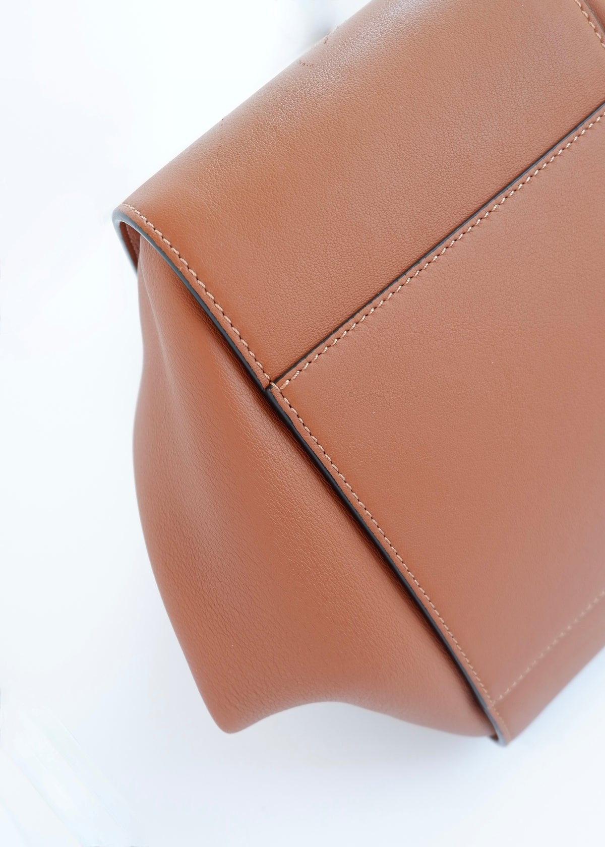 Preowned Loewe Brown Leather Hammock Bag