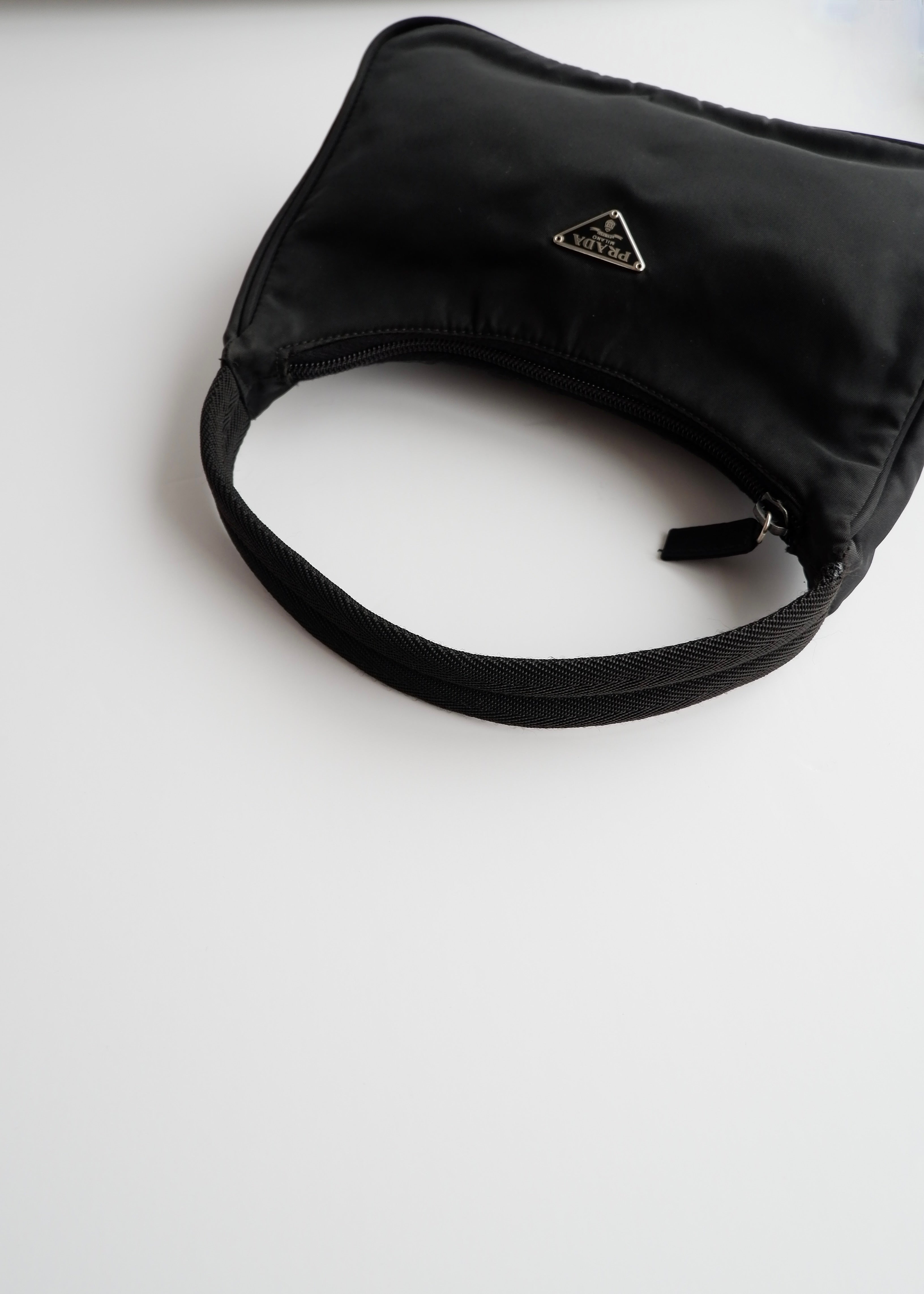Authentic Preowned Prada Black Nylon Shoulder Bag