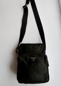 Authentic Preowned Prada Black Nylon Crossbody Bag