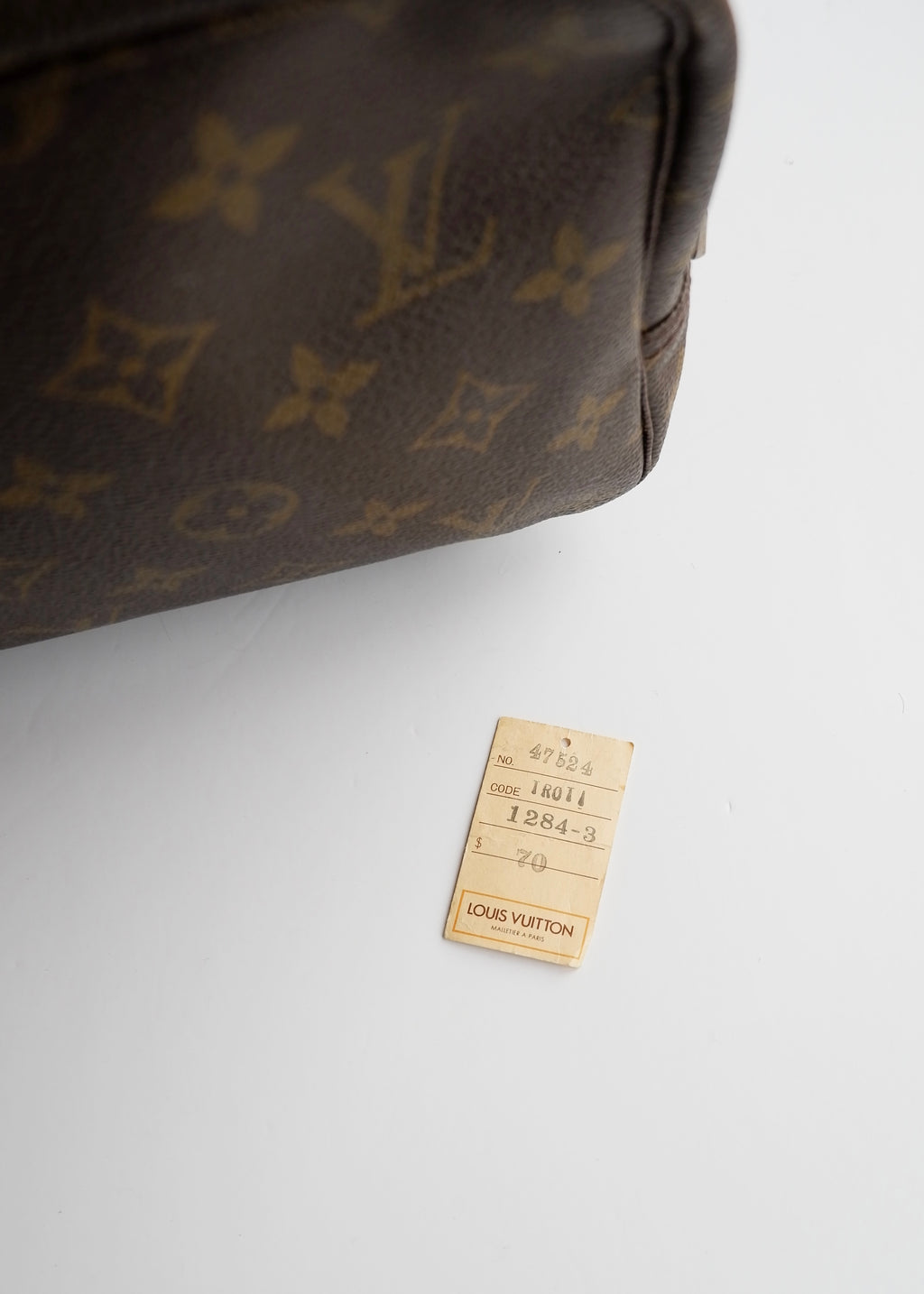 Authentic Preowned Vintage Louis Vuitton Monogram Toiletry Pouch