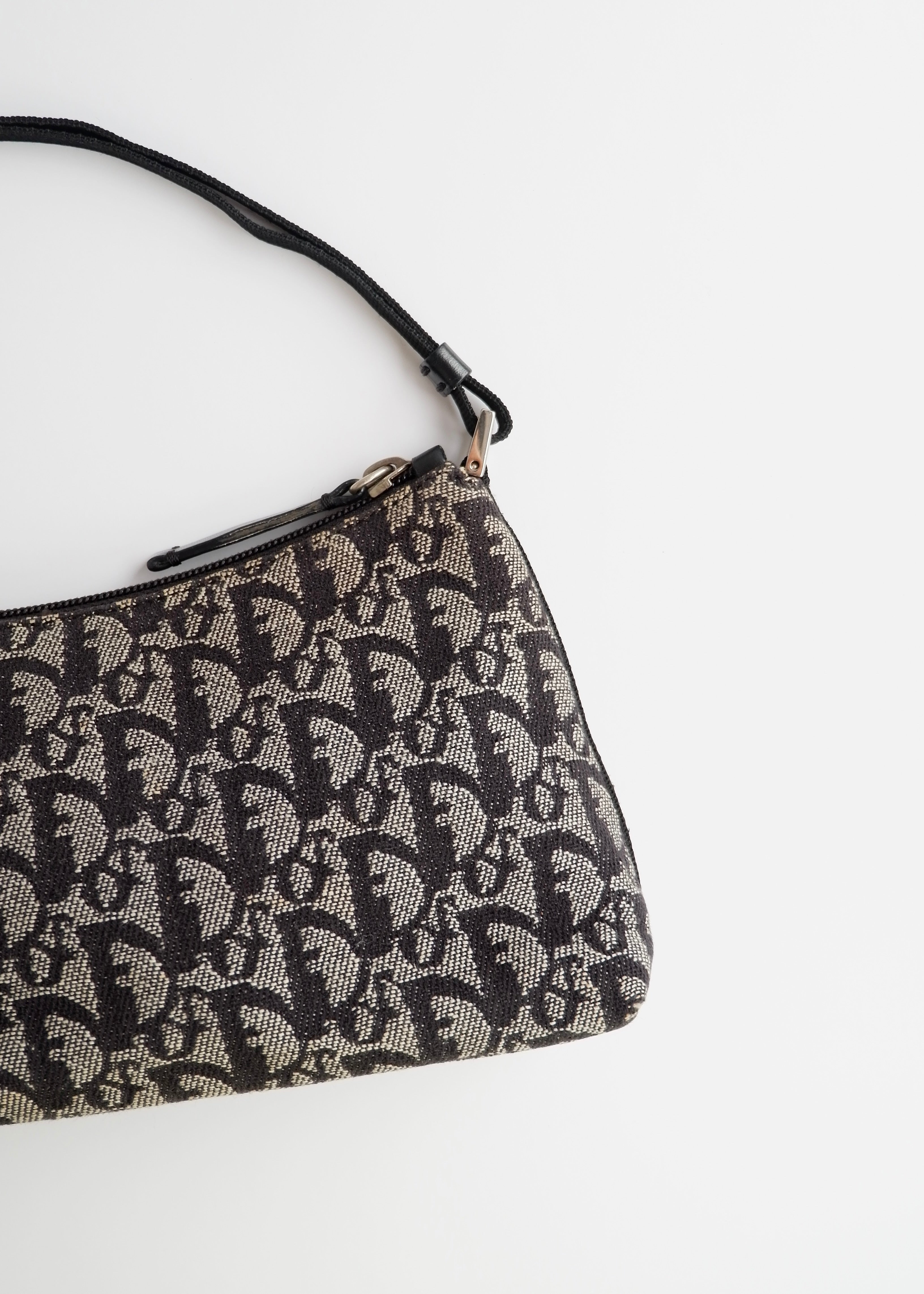 Authentic Preowned Dior Black Trotter Shoulder Bag