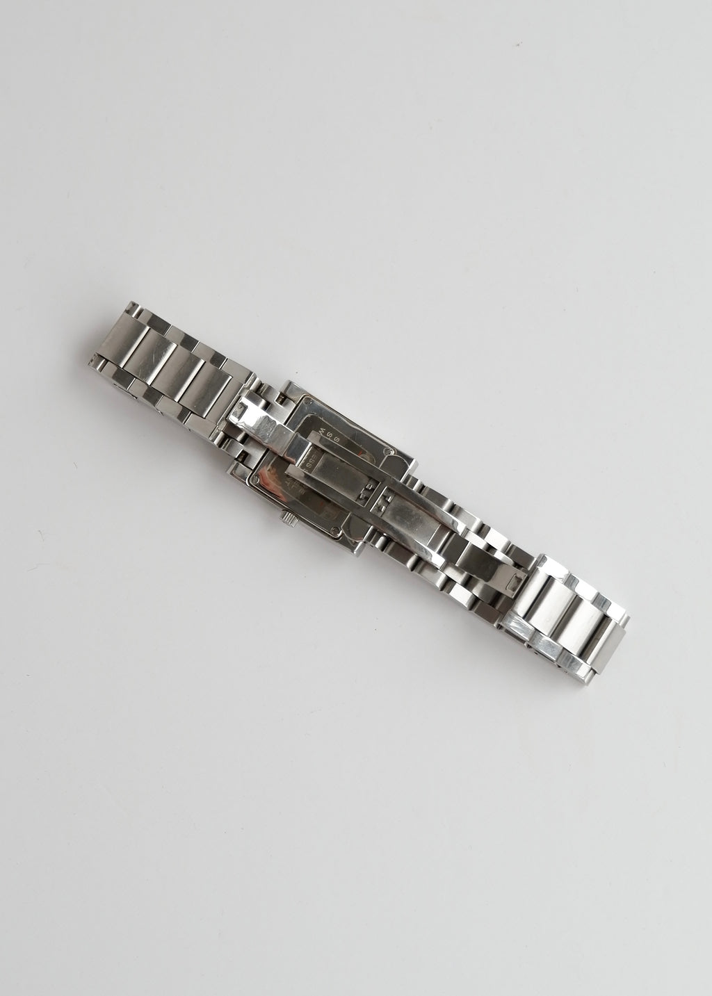 Authentic Preowned Vintage Gucci Silver Stainless  Steel Square Face Watch