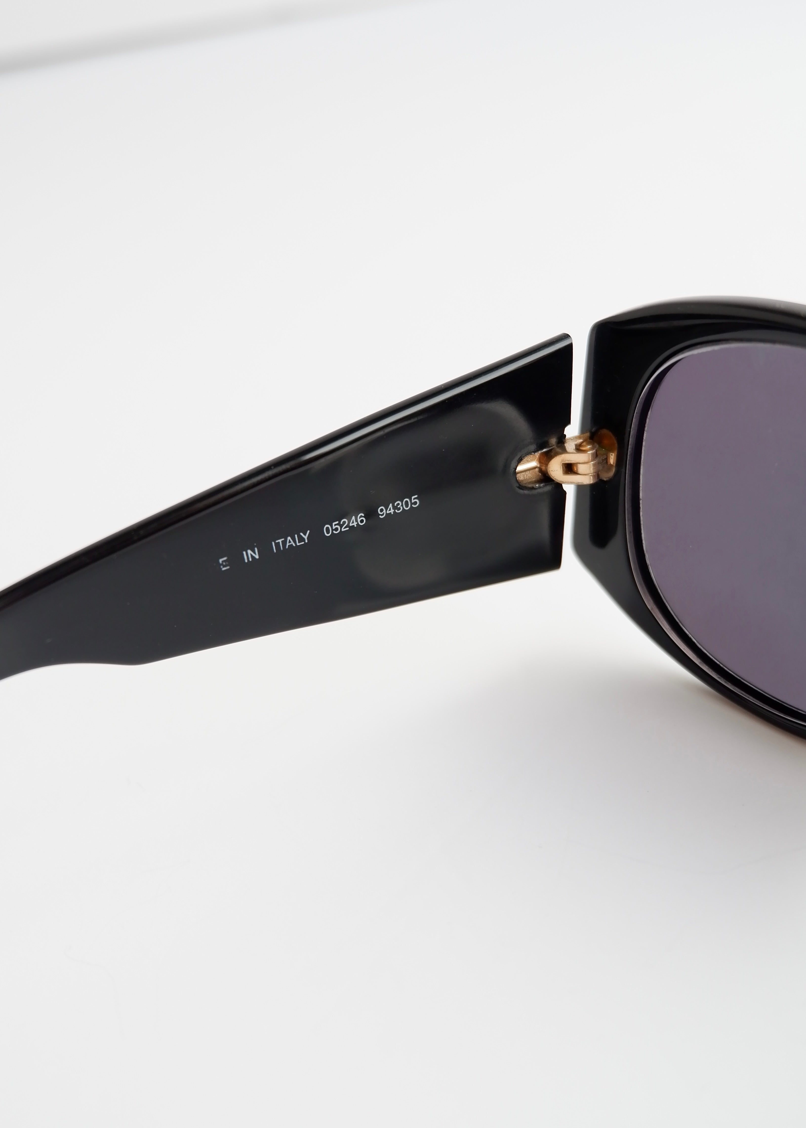 Authentic Preowned Vintage Chanel Black CC Logo Sunglasses
