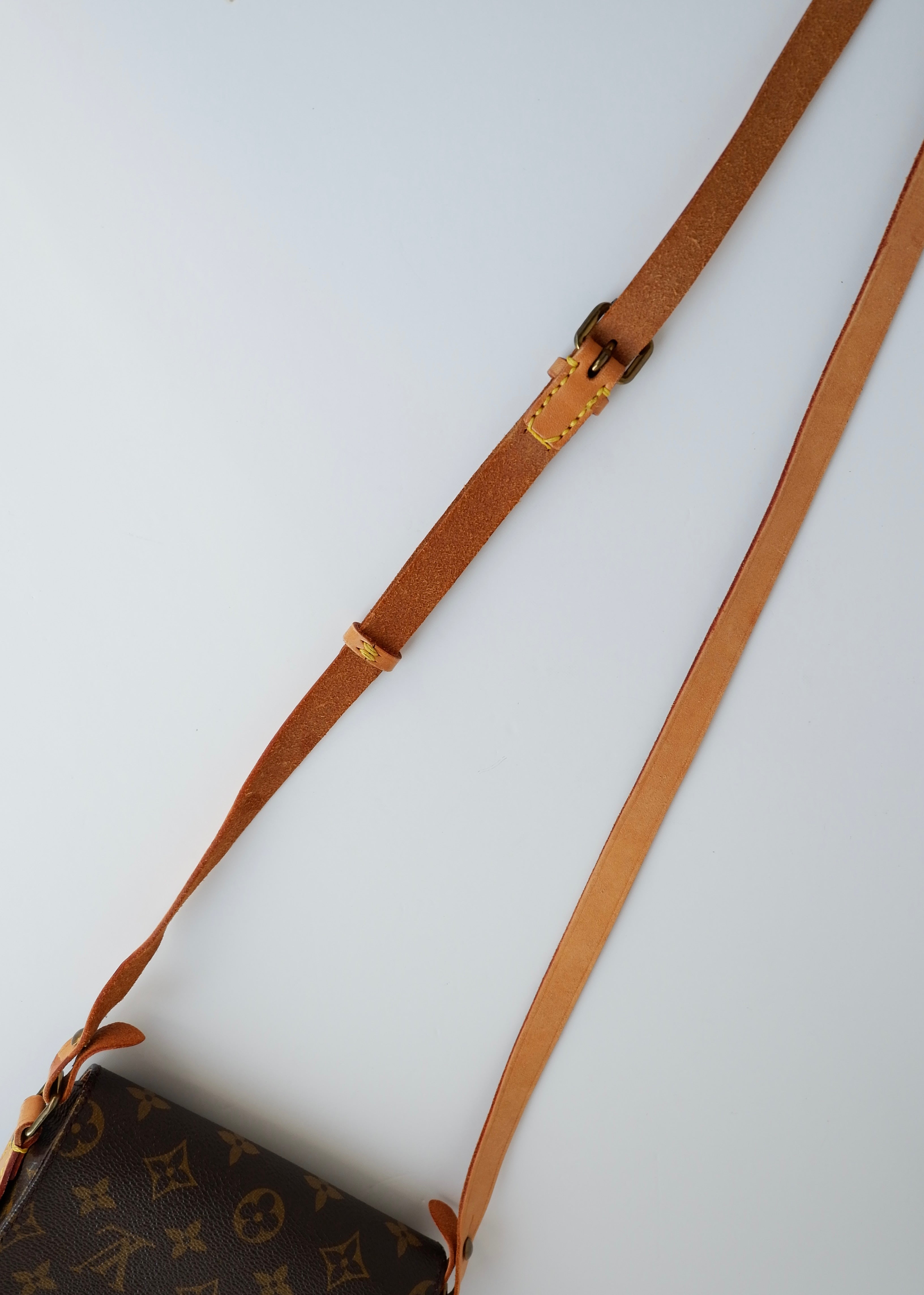 Bandoulière Louis Vuitton Monogram Mini Cartouchière d'occasion authentique