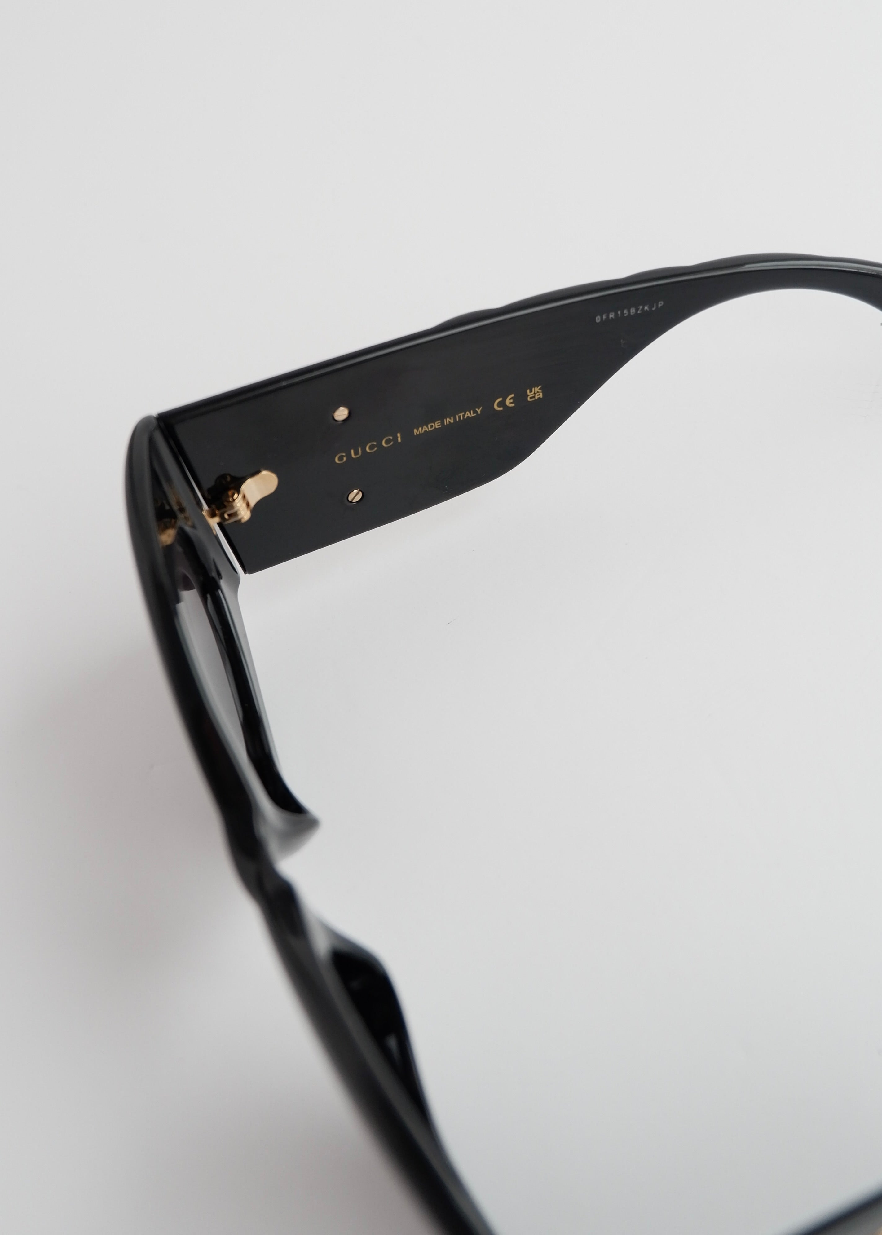 Authentic Preowned Gucci Black GG Marmont Square Frame Sunglasses