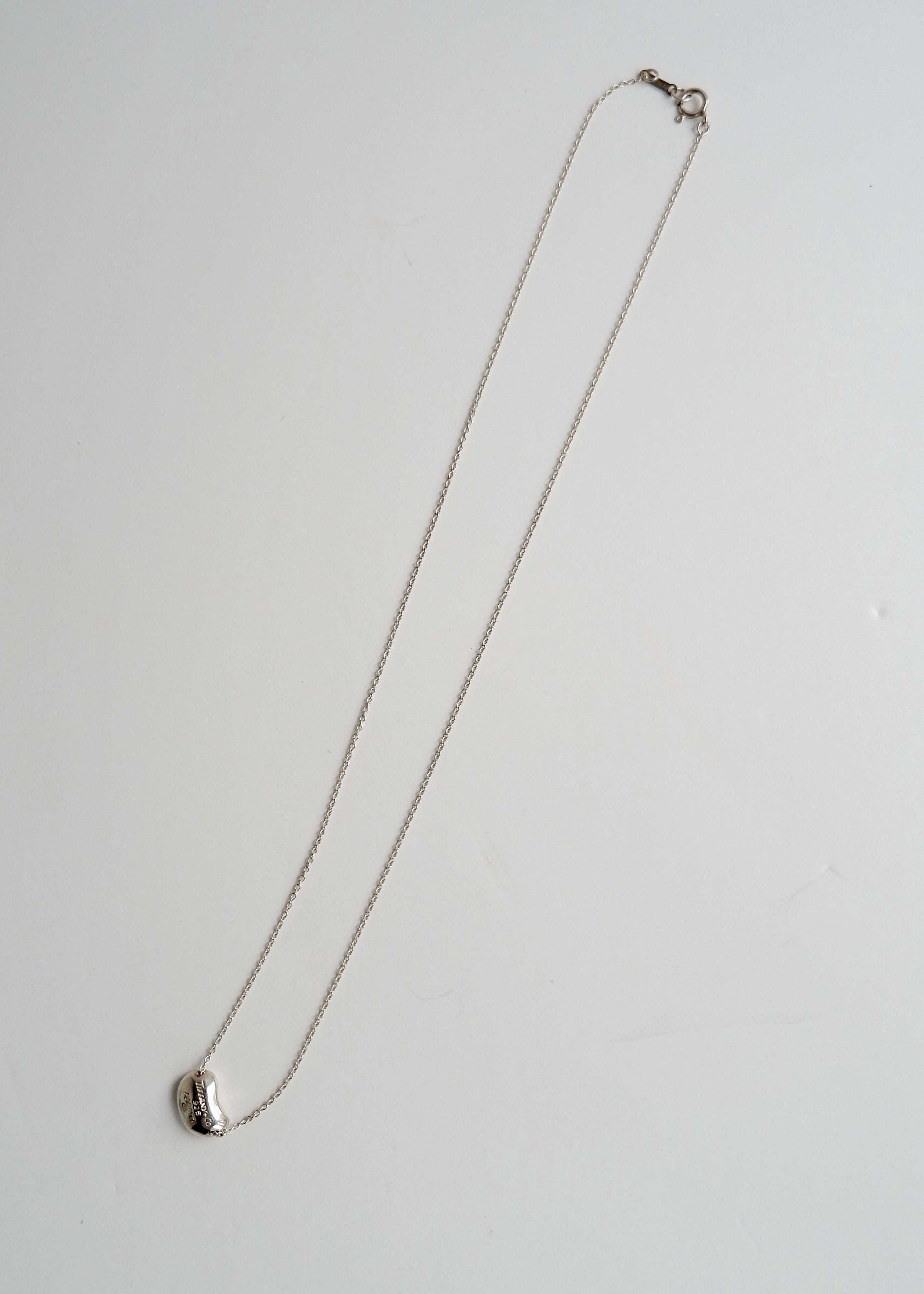 Authentique Collier Tiffany Cœur en Argent avec Boîte